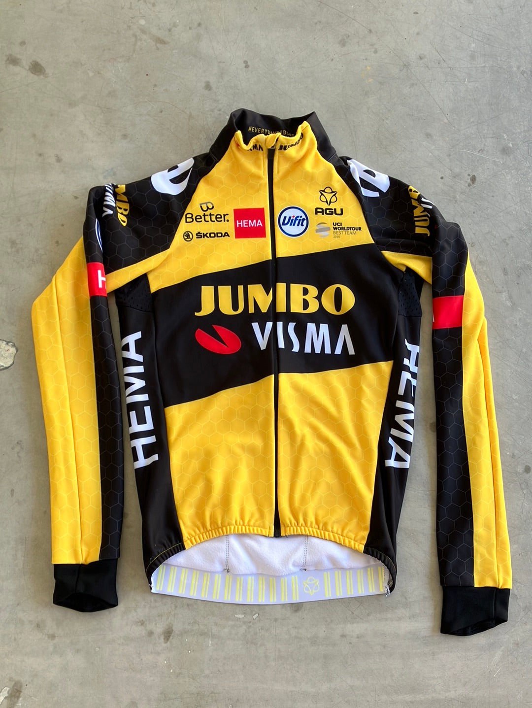 Winter Jersey Long Sleeve Thermal | Agu | Jumbo Visma | Pro Cycling Kit