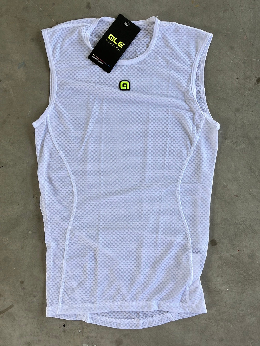 Bardiani | Ale - Sleeveless Base Layer | White | M/L | Pro-Issued Team Kit