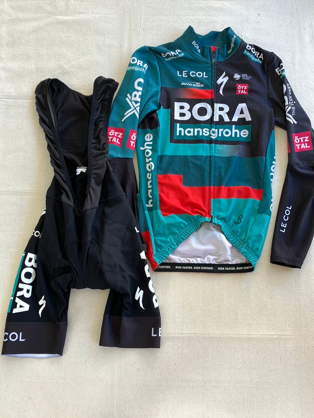 Cycling Clothing Bundle - Winter Jersey & Thermal Bib Shorts | Le Col | Bora Hansgrohe | Pro Cycling Kit