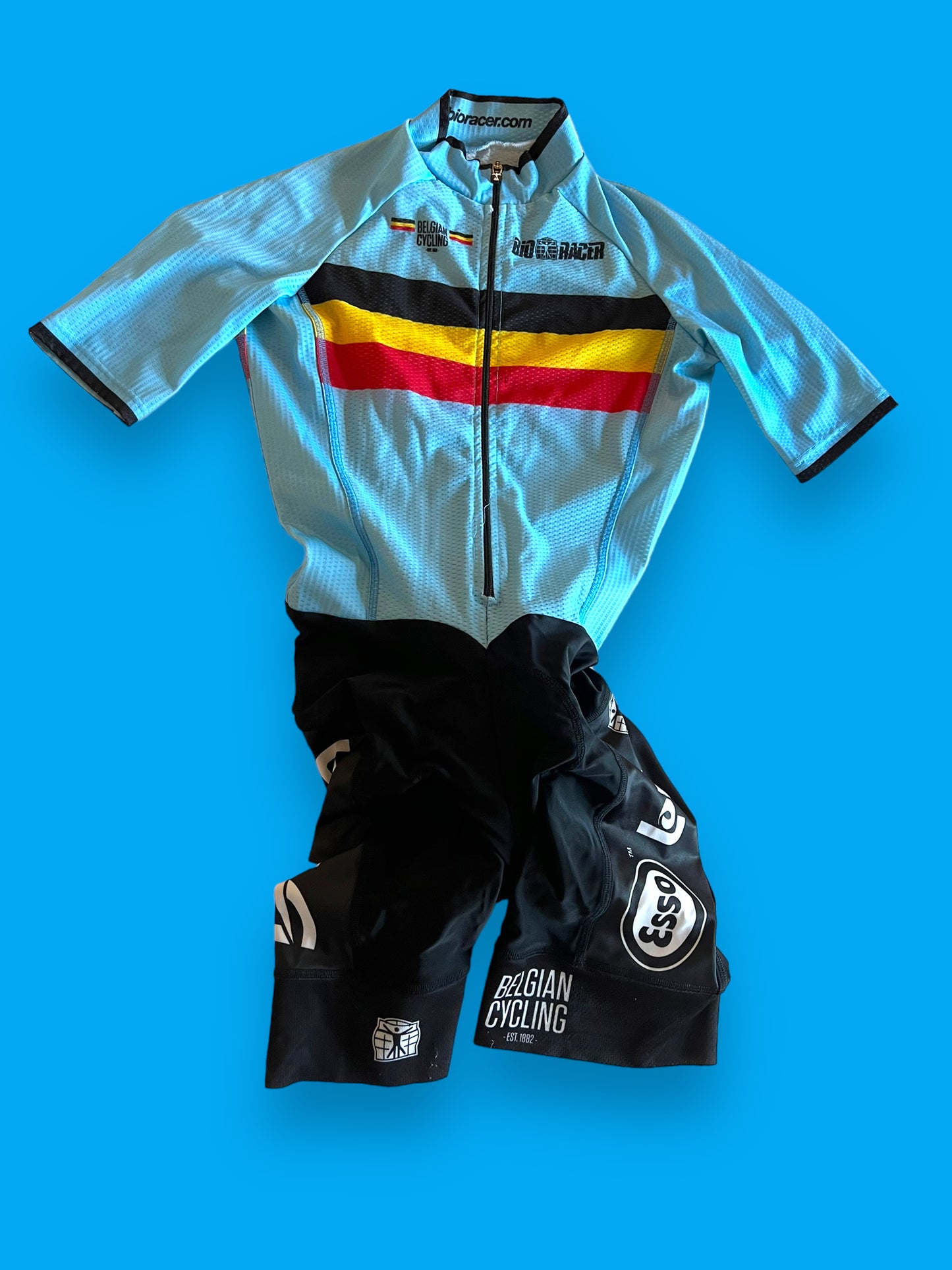 Short Sleeve TT Suit  / Cyclocross Suit | Bioracer | Belgian National Team | Pro Cycling Kit