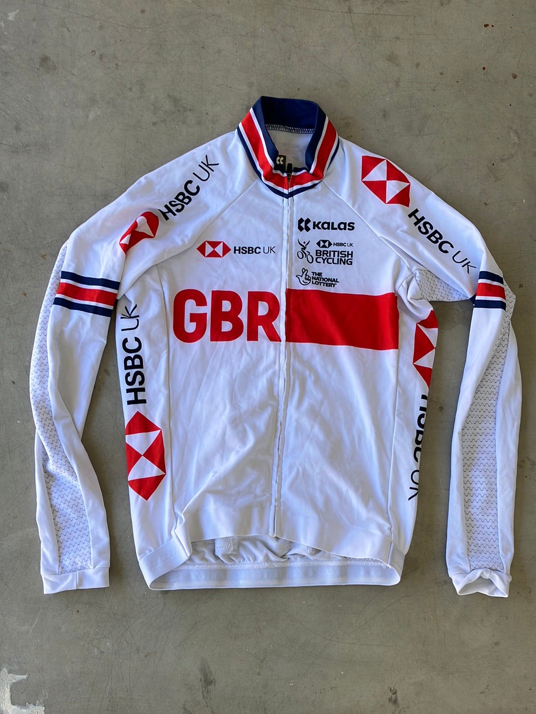 Long Sleeve Jersey Winter Cycling  | Kalas | Team GB Great Britain - British Cycling GBR | Pro Cycling Kit