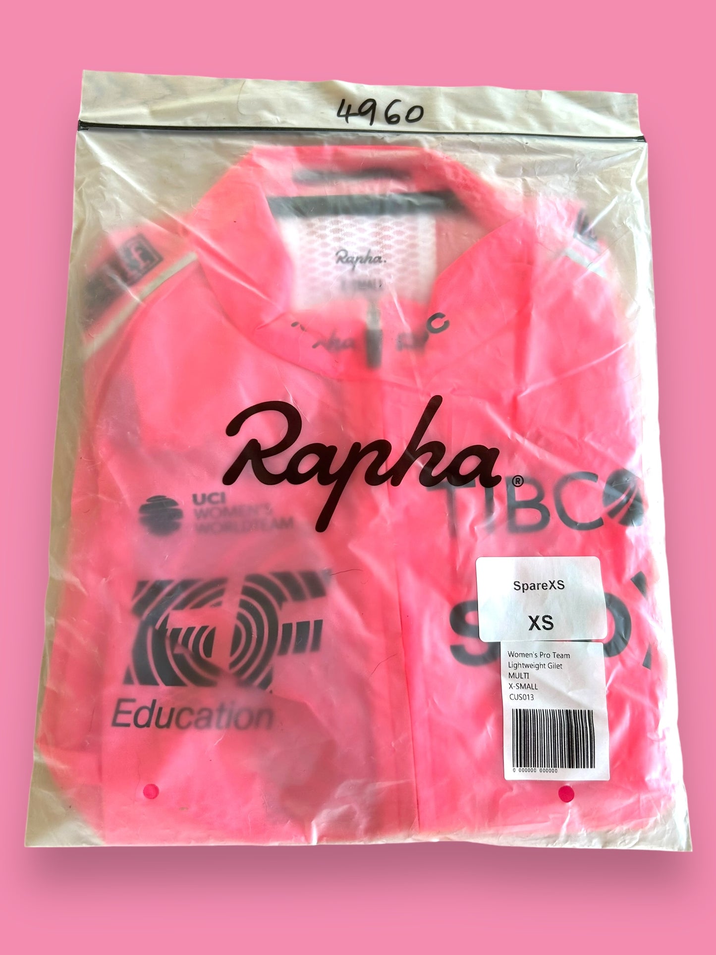 Gilet Vest Womens Lightweight | Rapha Pro Team |  EF Education First  | Pro Cycling Kit