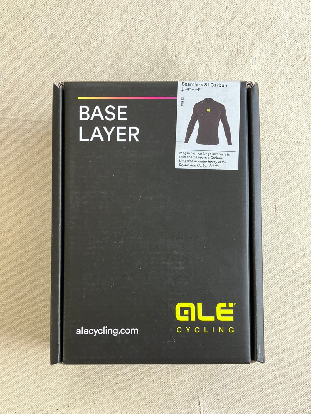 Base Layer Long Sleeve Winter 'Seamless S1 Carbon' | Ale | Team Bahrain Victorious | Pro Cycling Kit