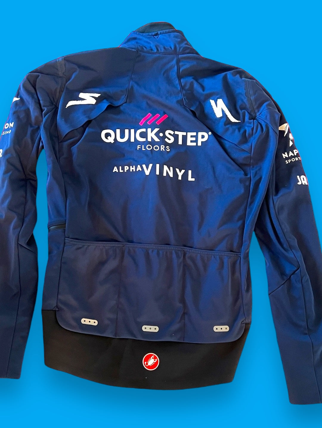 Deep Winter Jacket Long Sleeve Alpha RoS Super| Castelli | Quick-Step Soudal | Pro Cycling Kit