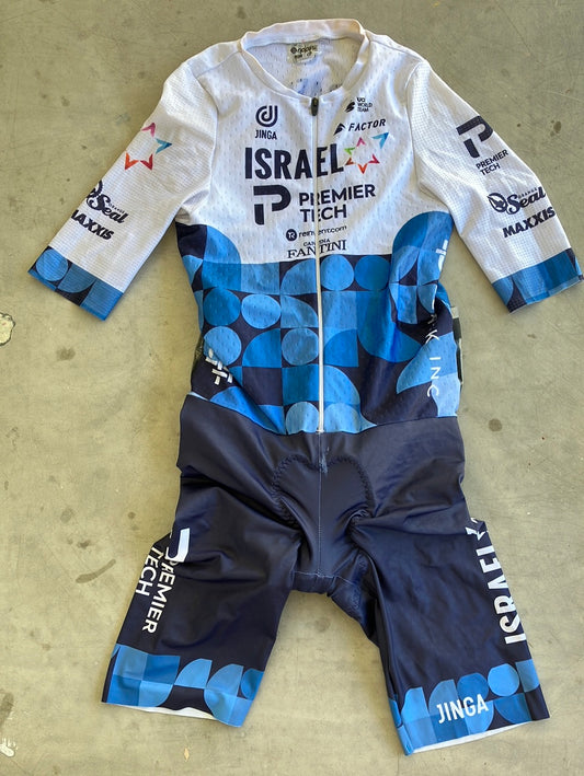 Aerosuit  - Lightweight Aerodynamic Cycling Summer Race Suit / Skinsuit | No Pinz | Israel Premier Tech IPT | Pro Cycling Kit