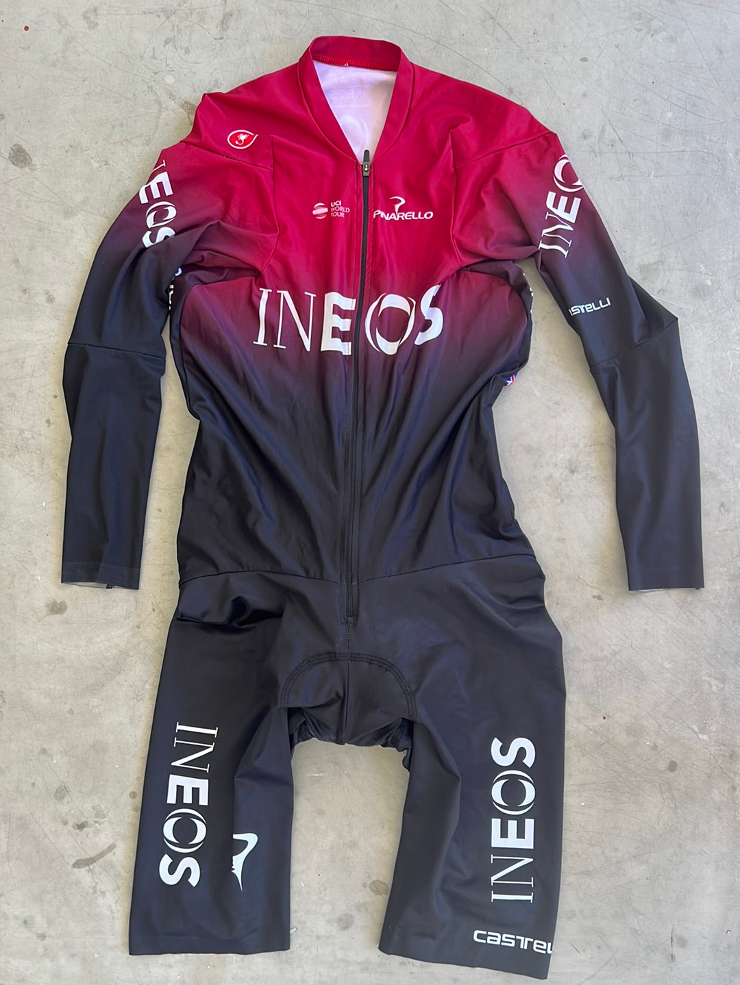 TT Time Trial Suit - Ian Stannard Skinsuit Bodypaint 4.0 | Castelli | Ineos  | Pro Cycling Kit