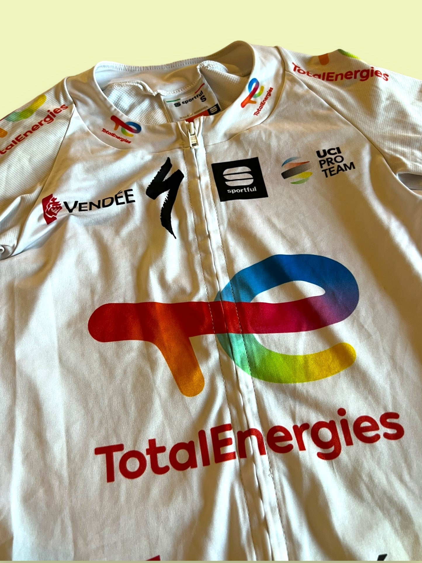 Short Sleeve Jersey | Sportful | Total Energies | Pro Cycling Kit