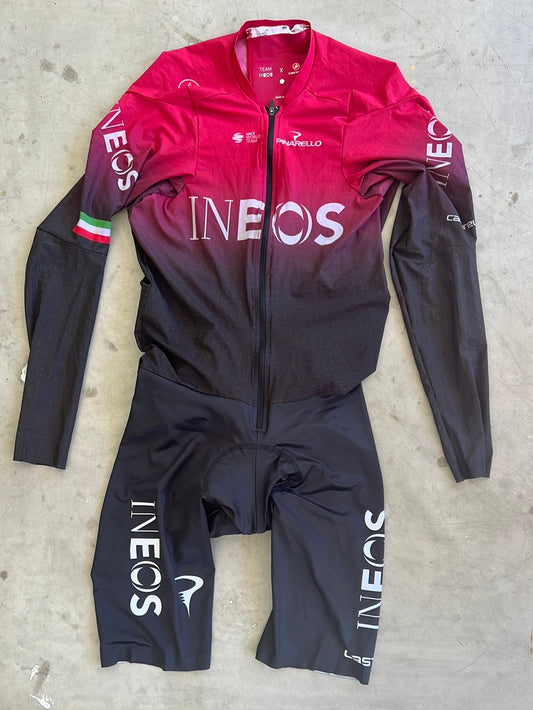 TT Time Trial Suit - Flippo Ganna Skinsuit | Castelli | Ineos  | Pro Cycling Kit