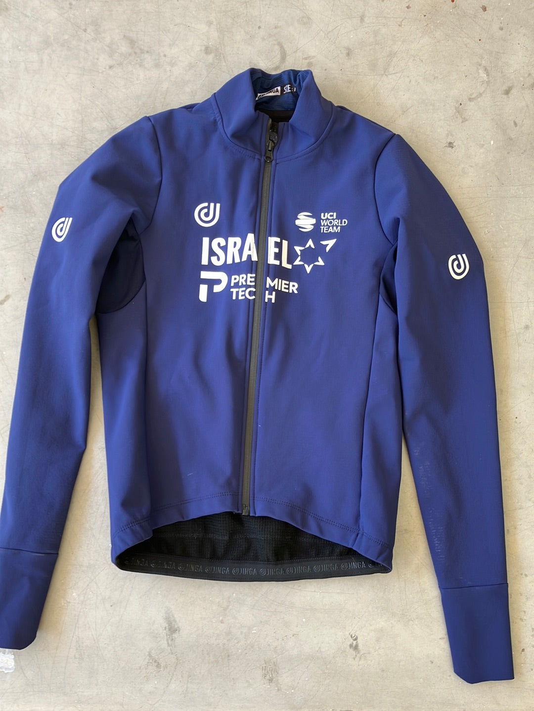 Long Sleeve Gabba Rain Jacket Thermal Winter|Jinga | Blue | Israel Premier Tech IPT | Pro Cycling Kit