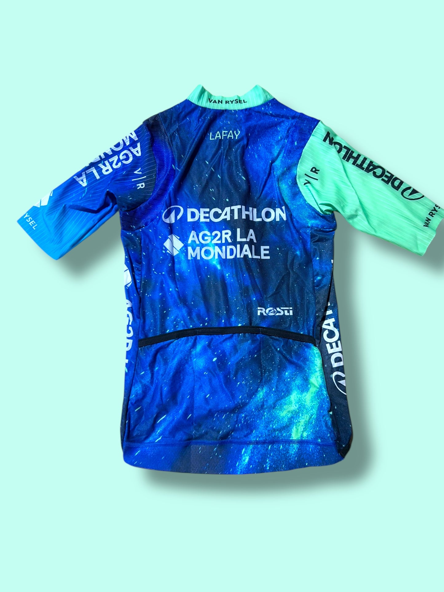 Aero Jersey LAFAY Short Sleeve Racing Maillot   | Decathlon AG2R La Mondiale  | Rosti | Pro Cycling Kit