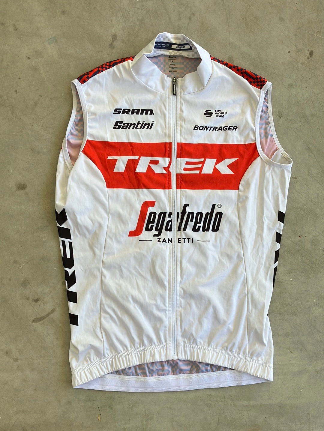 Wind Vest / Gilet | Santini | Trek Segafredo | Pro-Issued Cycling Kit