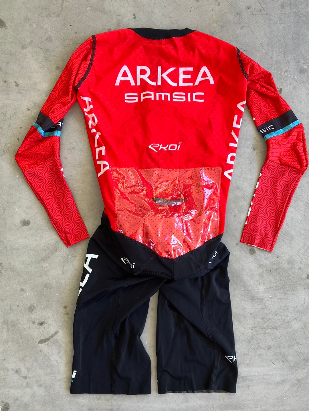 Arkea Samsic | Ekoi Long Sleeve TT Suit | Red | Pro-Issued Pro Team Kit