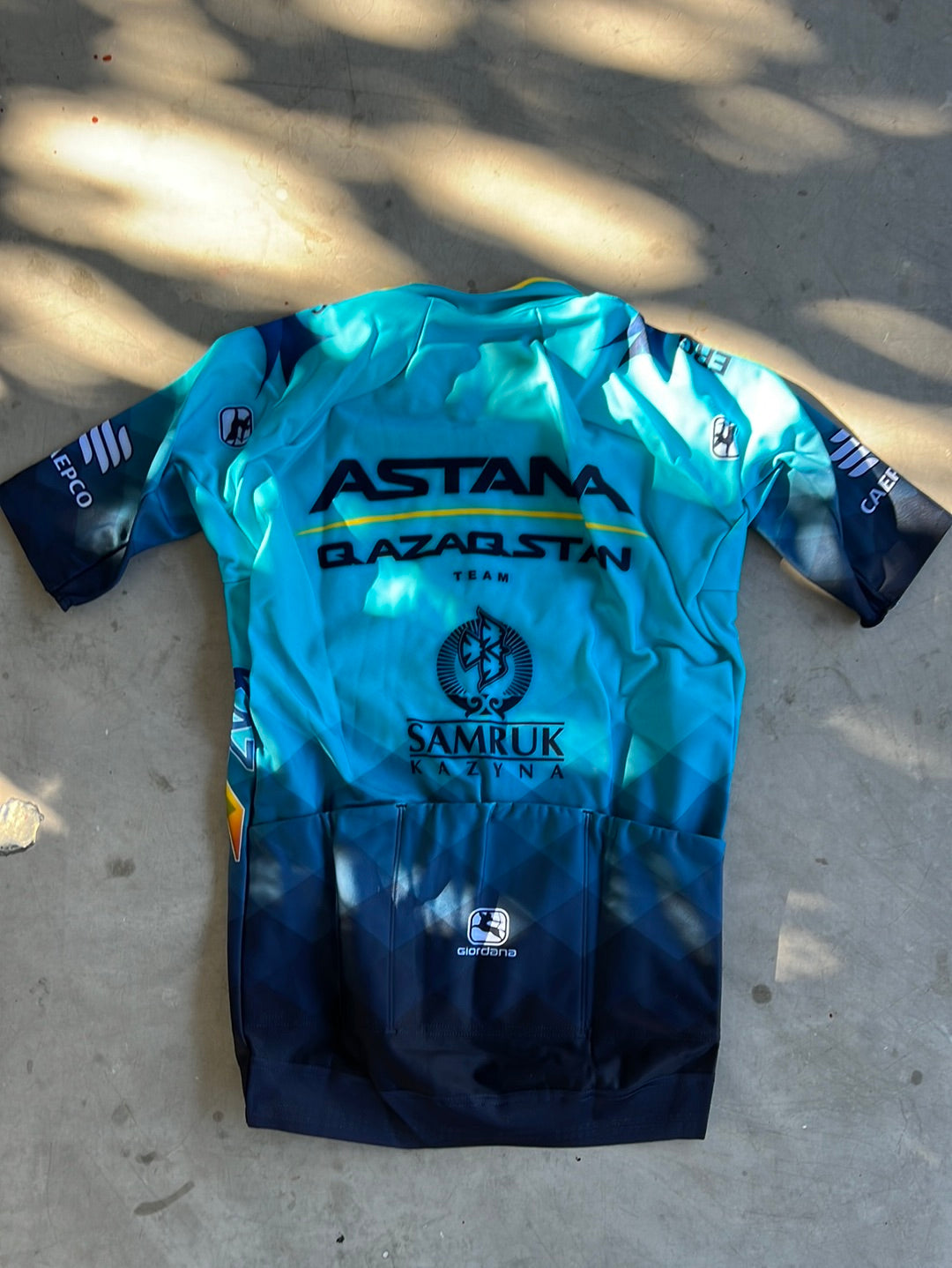 'G-Shield' Winter Jersey Thermal Short Sleeve | Giordana | Astana Qazaqstan | Pro-Issued Cycling Kit