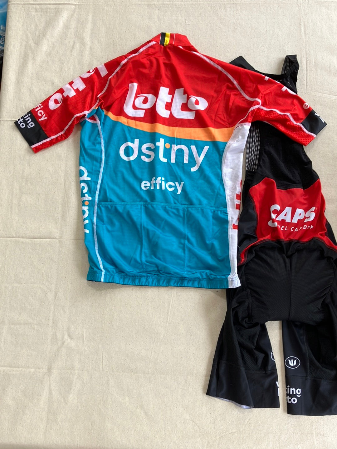 Jersey & Bib Shorts Bundle | Vermarc | Lotto Dstny | Pro Team Cycling Kit