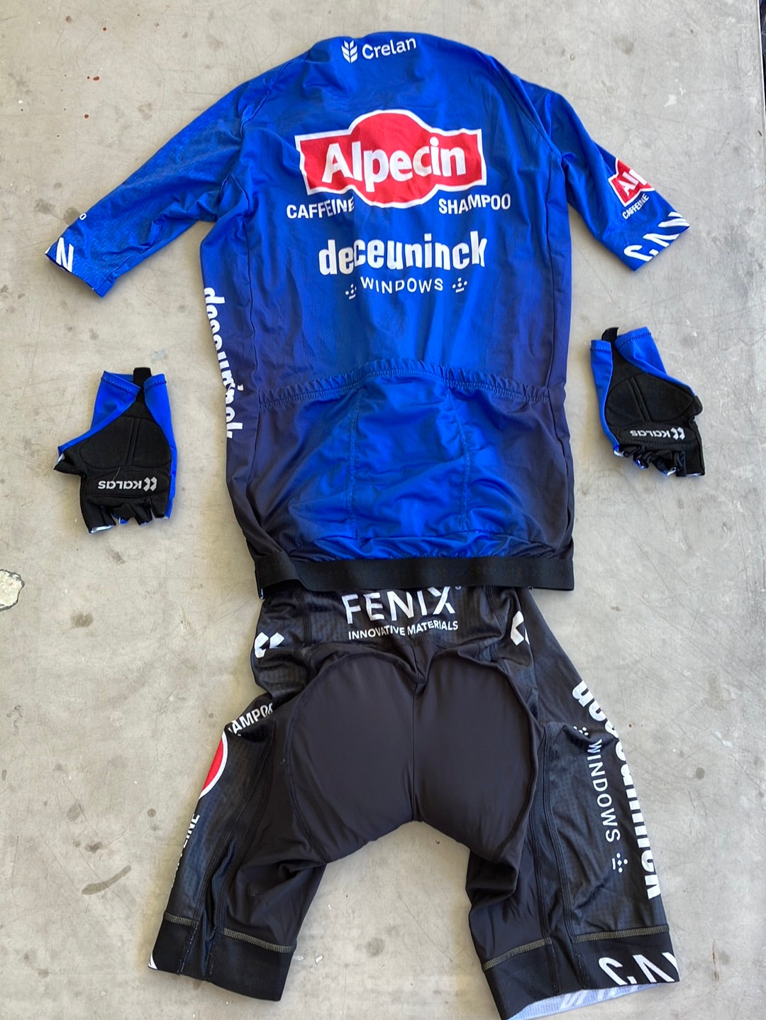 Short Sleeve Aero Jersey, Bib Shorts & Gloves /Mitts Bundle | Kalas | Alpecin Deceuninck | Pro Cycling Kit