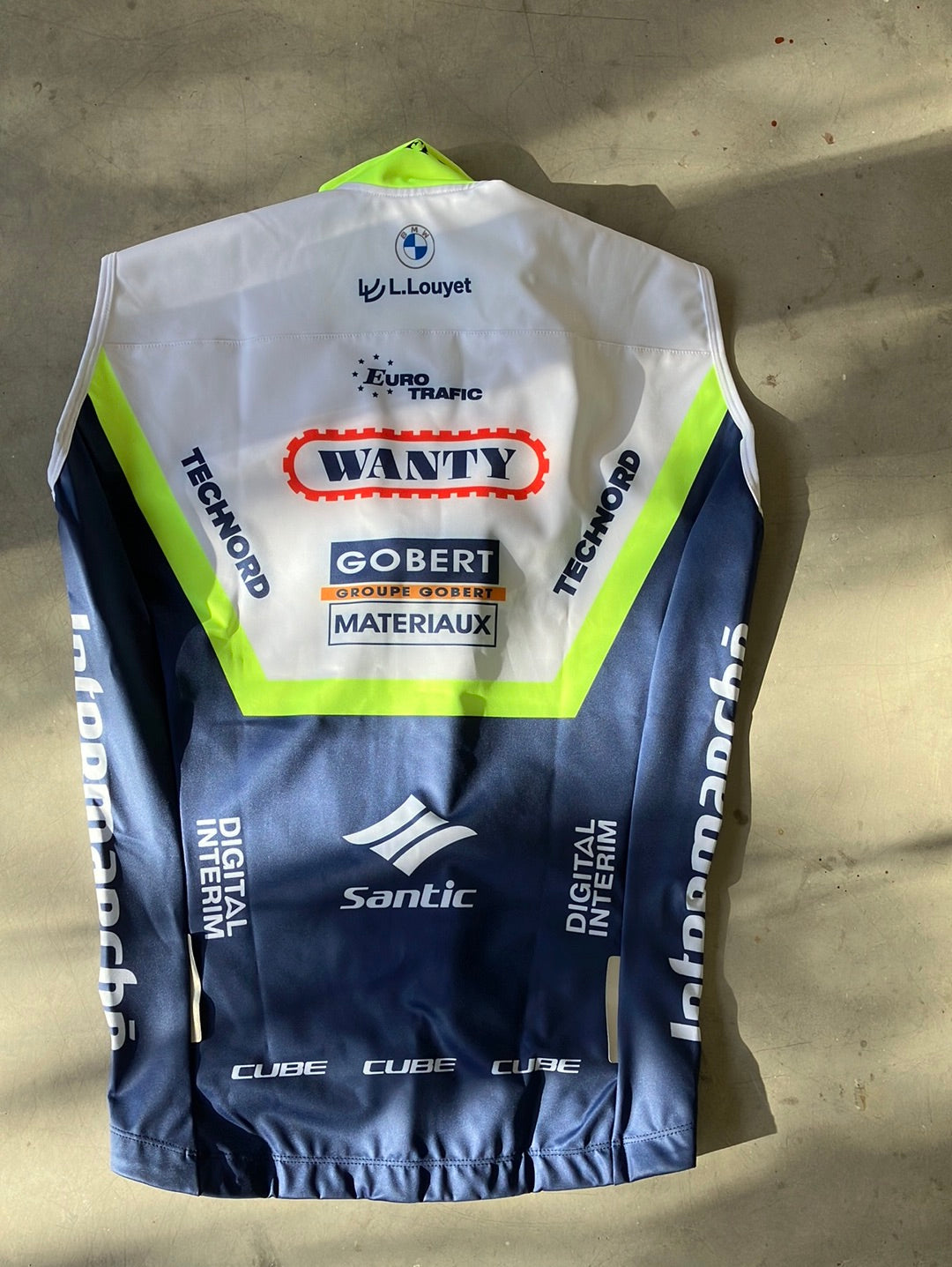 Winter Vest Gabba Thermal Gilet Waterproof | Nalini | Intermarche Wanty Gobert |Pro Cycling Kit