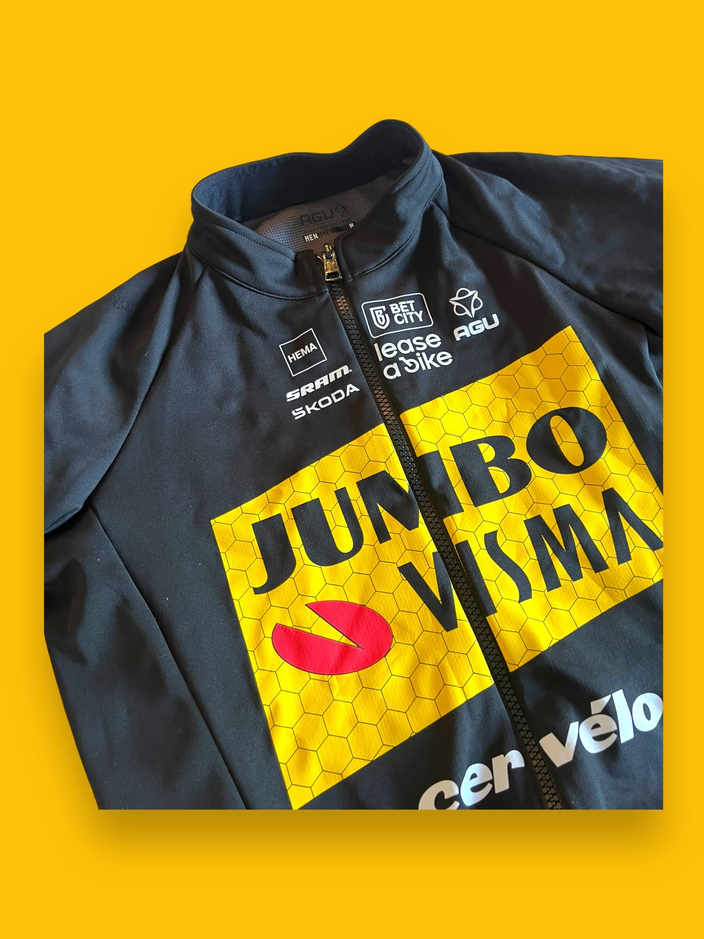 Waterproof Gabba Jersey / Jacket Neoshell Short Sleeve | Agu | Jumbo Visma | Pro Cycling Kit