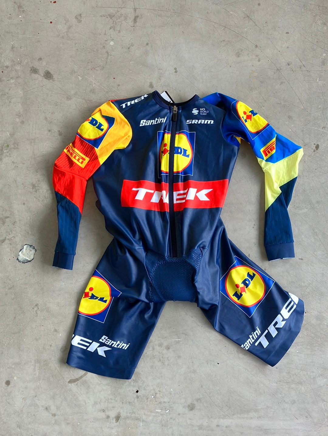 Long Sleeve TT Race Suit | Santini | Lidl Trek | Pro-Issued Cycling Kit