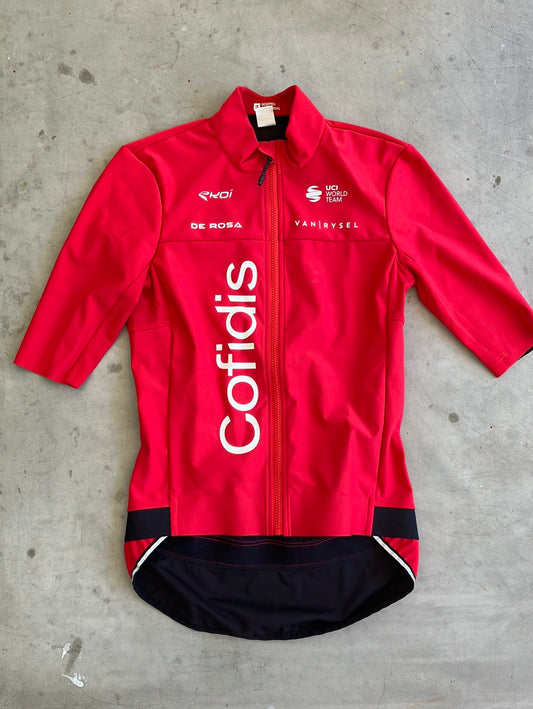 Cofidis | Van Rysel Short Sleeve Gabba Jacket | Red | Pro-Issued Pro Team Kit