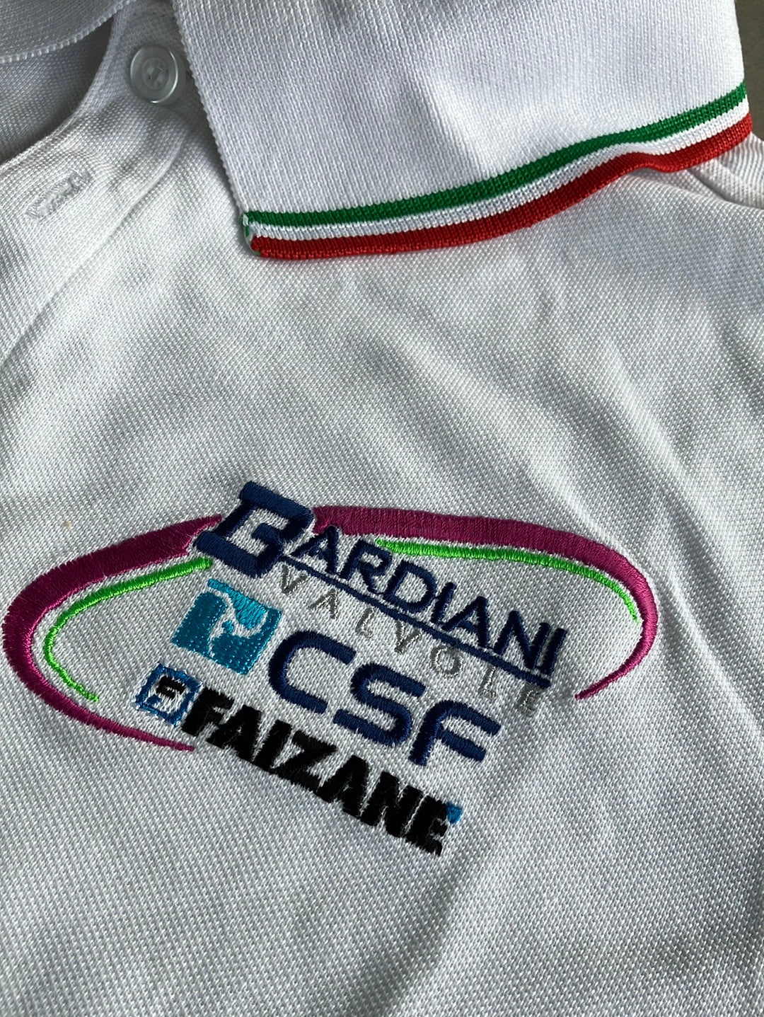 Bardiani | Clique Casual Short Sleeve Polo Shirt | White | XS | Pro-Issued Casual Kit