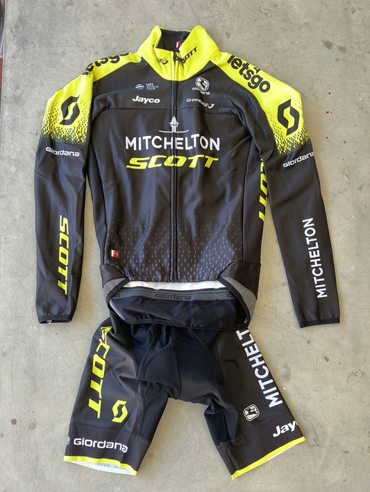 Cycling kit bundle - Winter Jacket Long Sleeve FR-C & Winter Bib Shorts | Giordana | Mitchelton Scott | Pro Cycling Kit