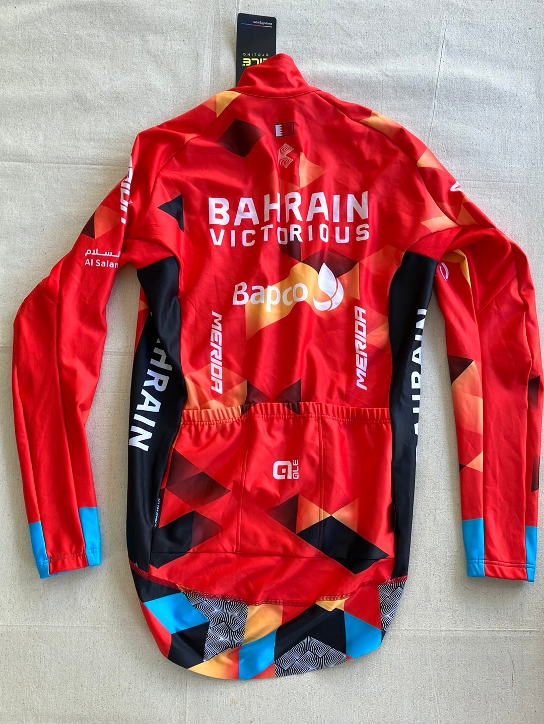 Winter Jacket Long Sleeve | Ale | Team Bahrain Victorious | Pro Cycling Kit