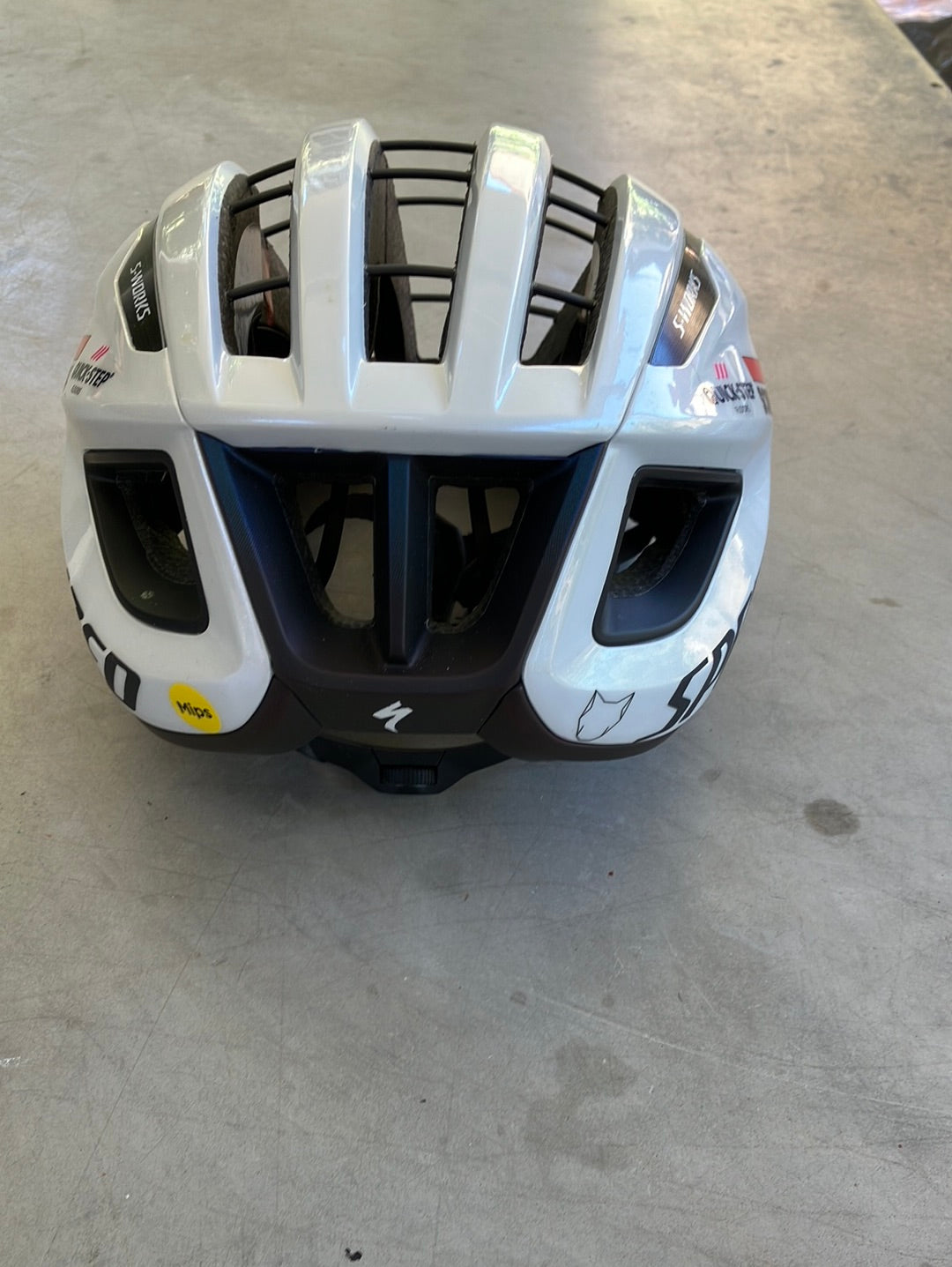 Soudal / Deceuninck Quick-Step | Specialized S-Works Prevail 3 MIPS Helmet | White | Pro-Issued Team Kit