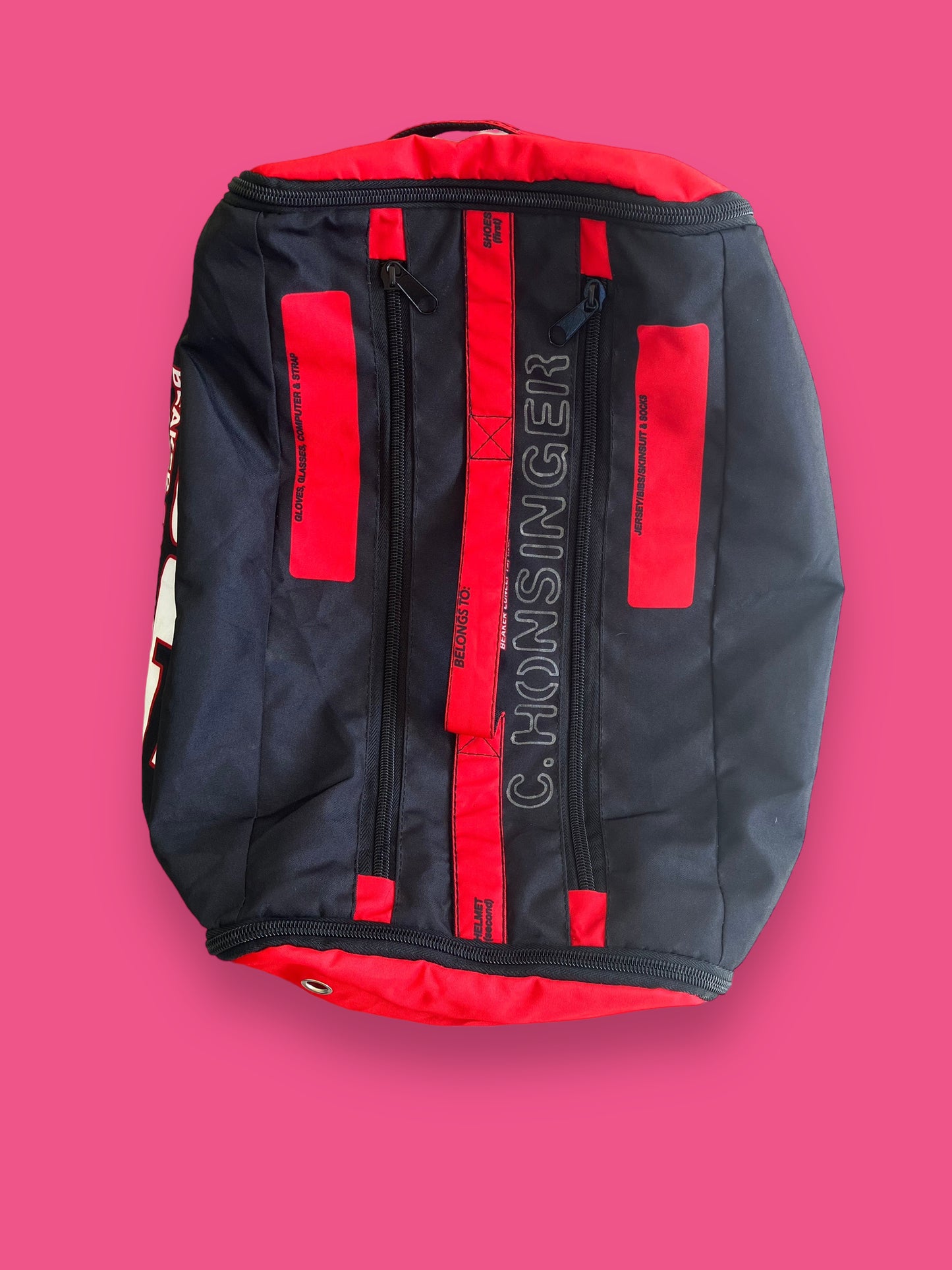 BC | Rain Bag | Red & Black | Rider-Issued Pro Team Kit