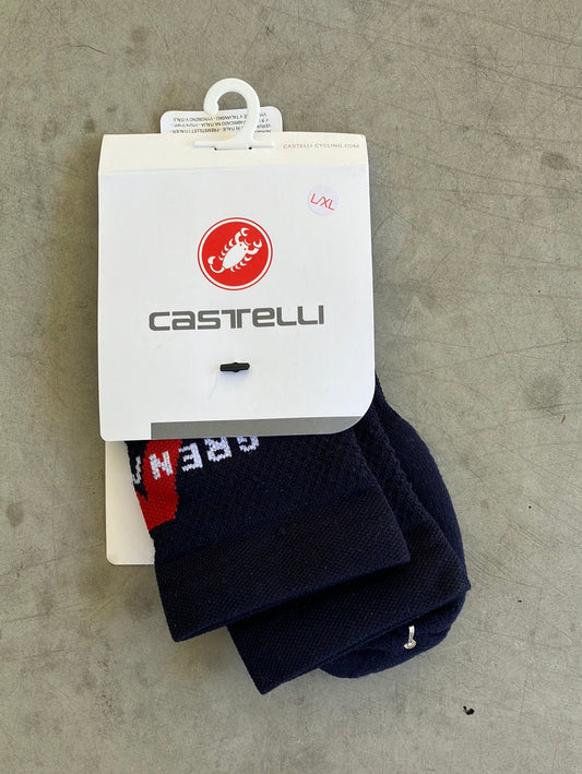 Race Socks | Castelli | Ineos Grenadiers Pro-Issued Cycling Kit