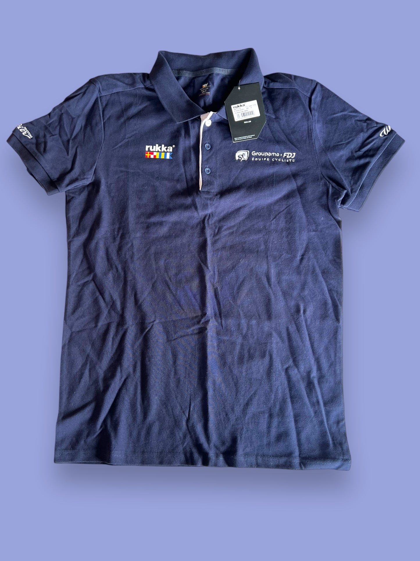 Casual Polo Shirt Team-Issue | Ale | Groupama Française des Jeux FDJ | Pro Team Cycling Kit