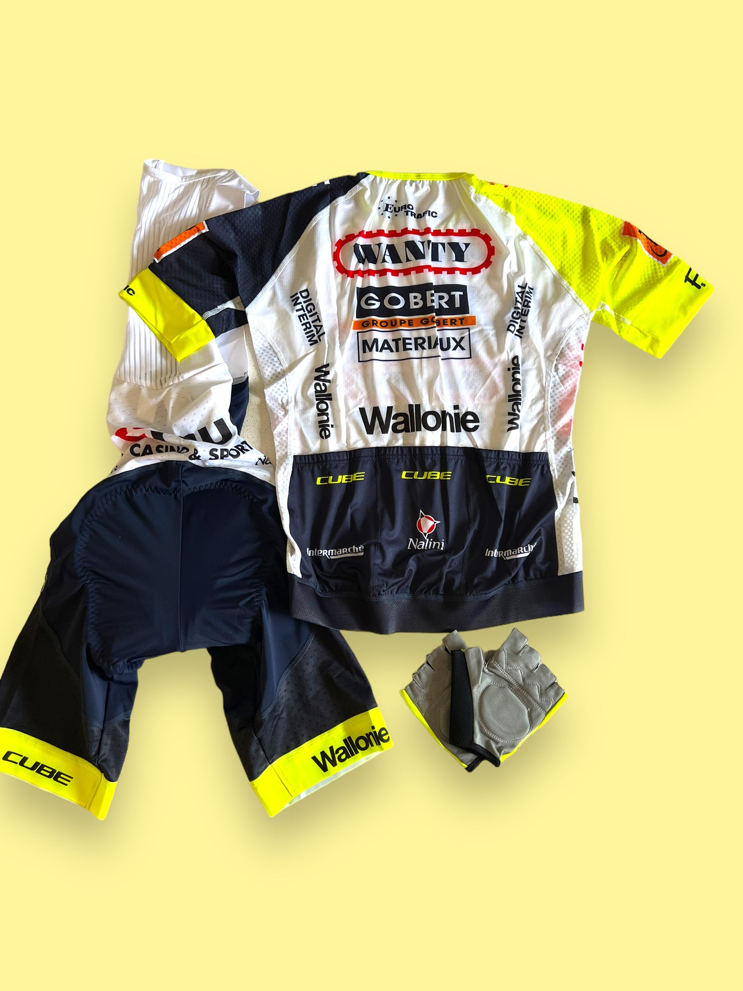 Jersey and Bib Shorts Bundle | Nalini | Intermarche Wanty Gobert | Pro Team Cycling Kit