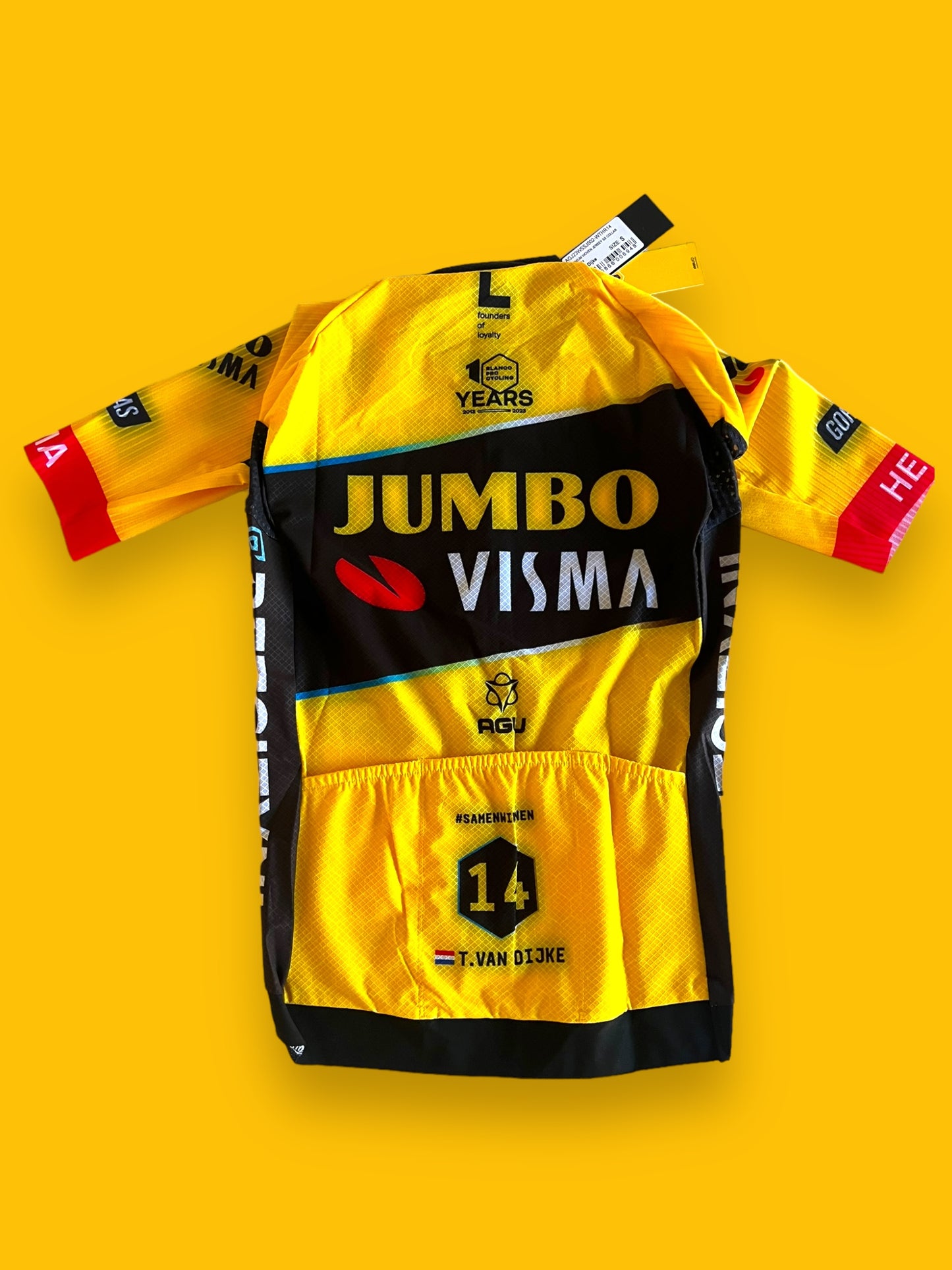 Woven Jersey Short Sleeve | Agu | Jumbo Visma | Pro Cycling Kit