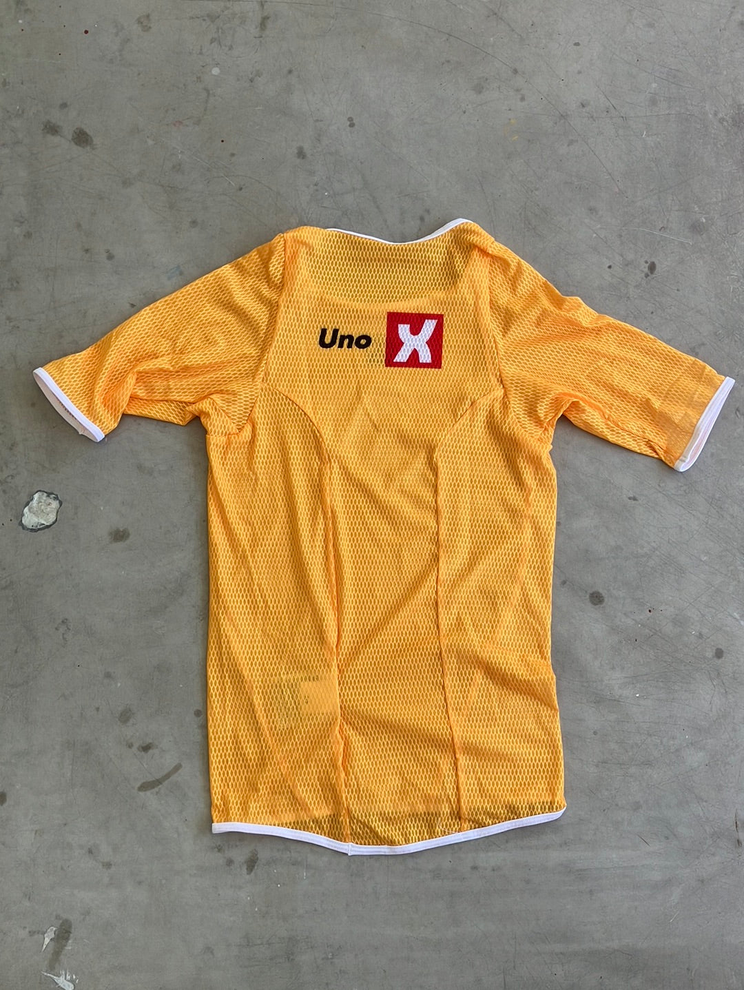 Uno-X | Bioracer Short Sleeve Base Layer | Yellow | S | Pro-Issued Team Kit