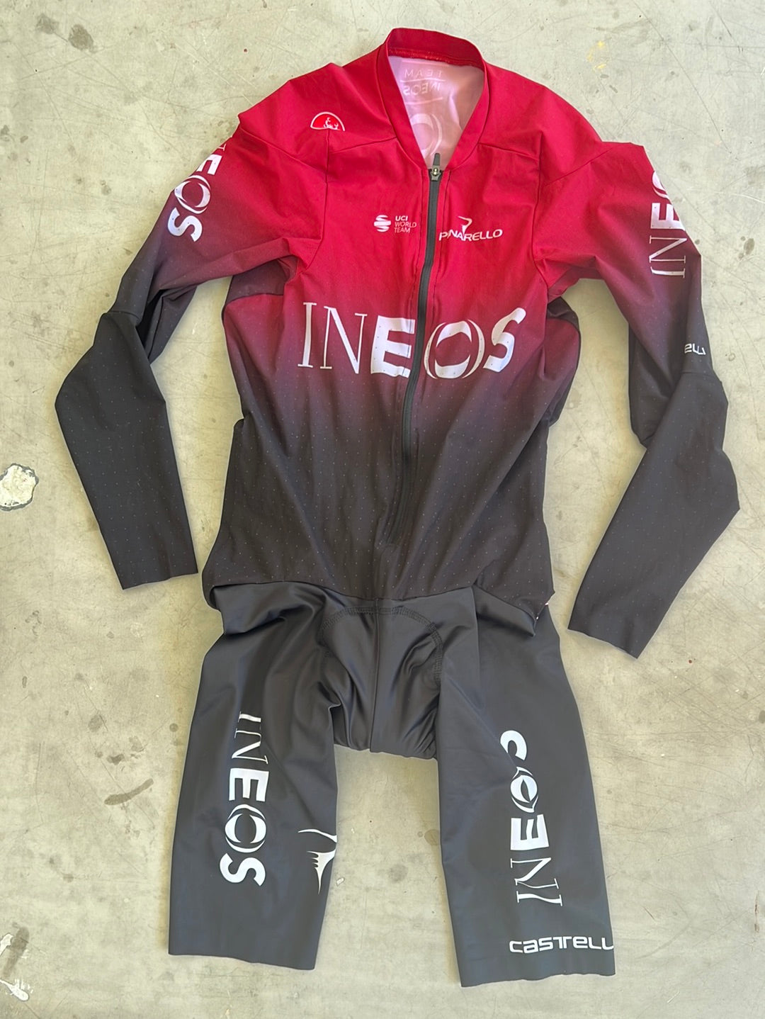 TT Time Trial Suit - Chris Froome Skinsuit | Castelli | Ineos  | Pro Cycling Kit