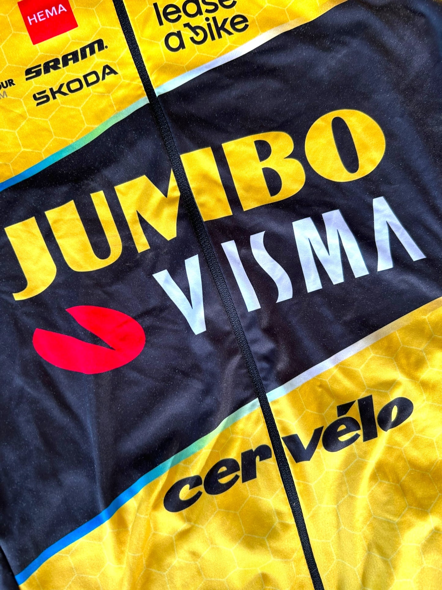 Winter Lightweight Long Sleeve Jersey | Agu |  Jumbo Visma | Pro Cycling Kit