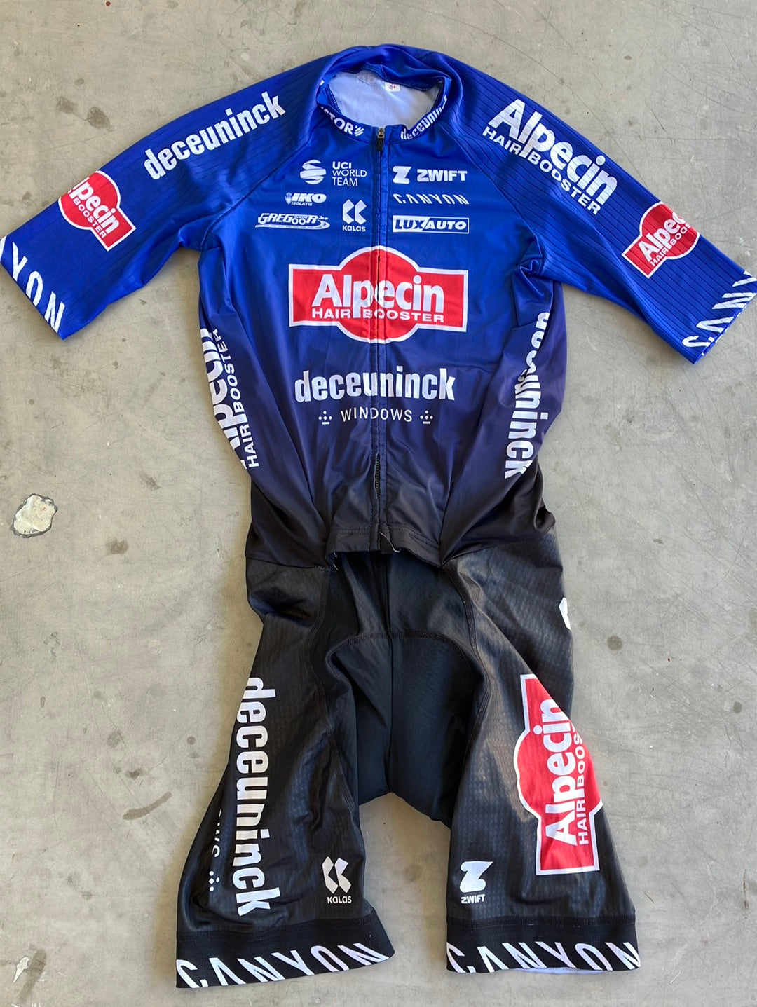 Aerosuit - Aerodynamic Race Suit / Skinsuit | Kalas | Alpecin Deceuninck | Pro Cycling Kit