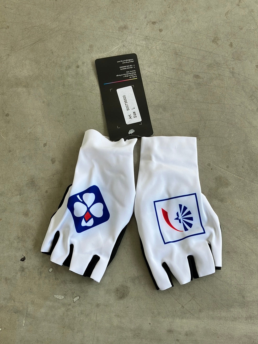 Padded Cycling Gloves / Mitts | Ale | FDJ Française des Jeux | Pro-Issued Cycling Kit