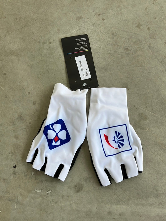 Padded Cycling Gloves / Mitts | Ale | FDJ Française des Jeux | Pro-Issued Cycling Kit