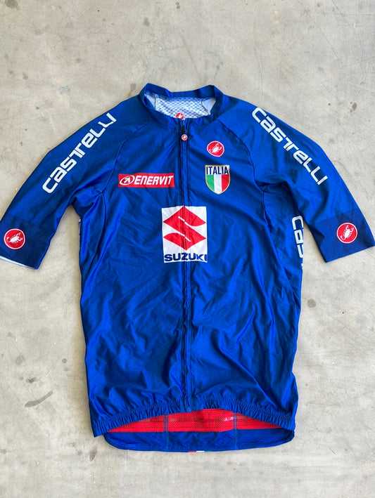 Aero Race Short Sleeve Jersey | Castelli | Italia Italy National Team | Pro-Issued Cycling Kit