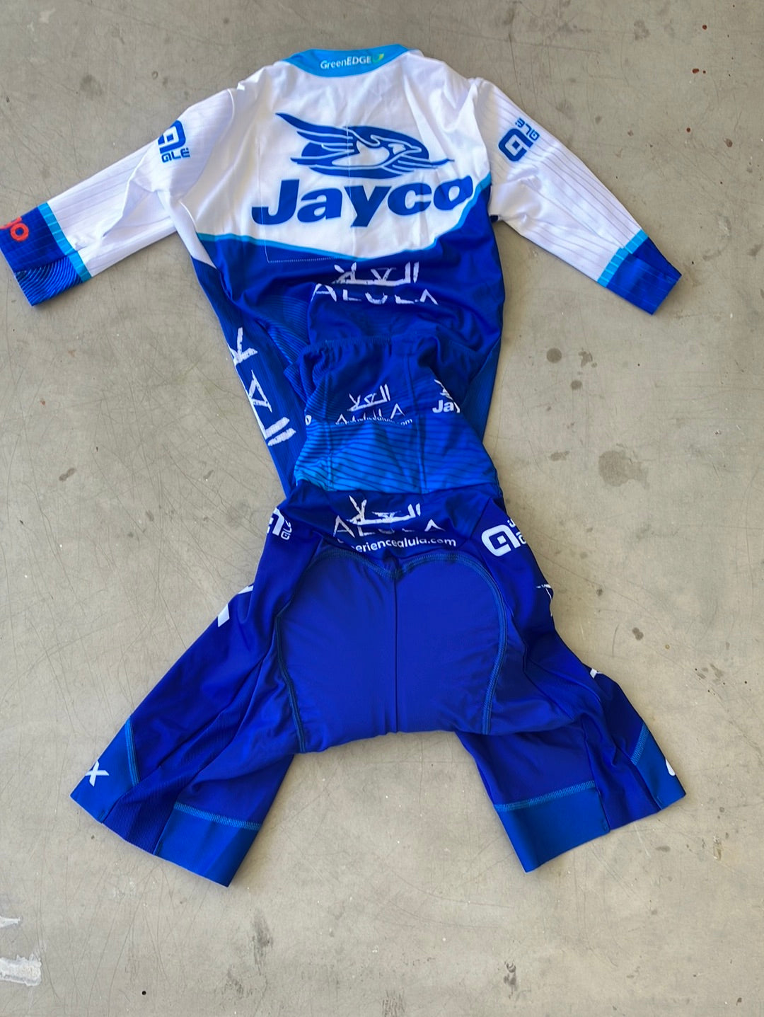 Race Aero suit / Skinsuit | Ale | Jayco Alula Men's | Pro-Issued Cycling Kit