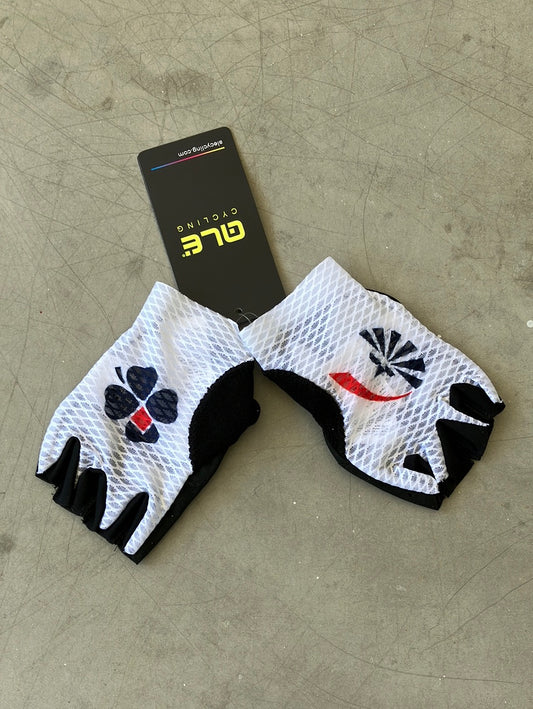 Summer Gloves / Mitts Padded Race | Ale | Groupama Française des Jeux | Pro Cycling Kit