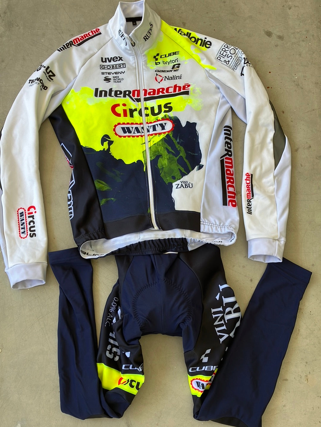 Jacket and Bib Tights Winter Bundle | Nalini | Intermarche Wanty Gobert | Pro Team Cycling Kit