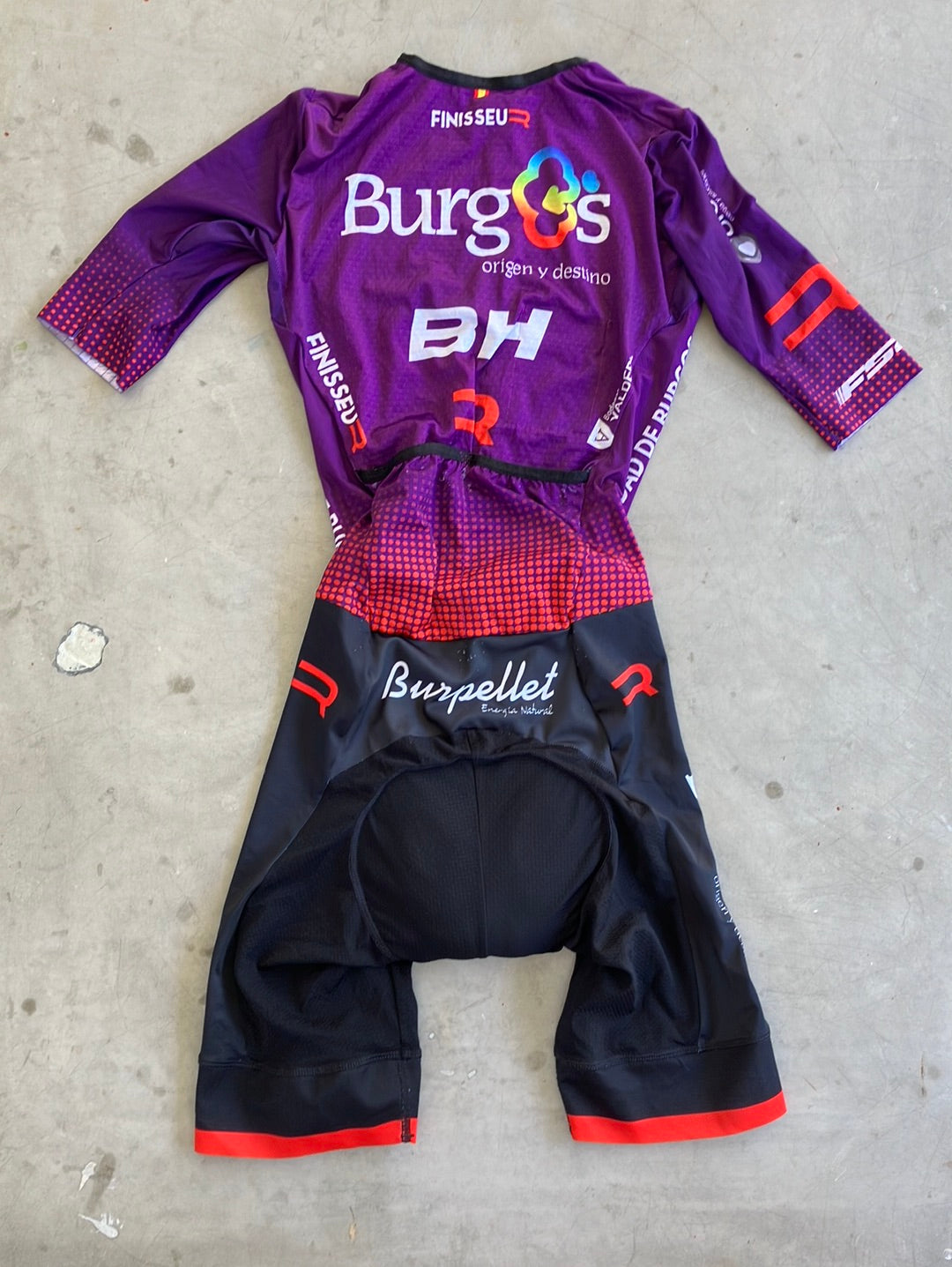 Burgos BH | Finisseur Road Suit | M | Purple | Pro-Issued Team Kit