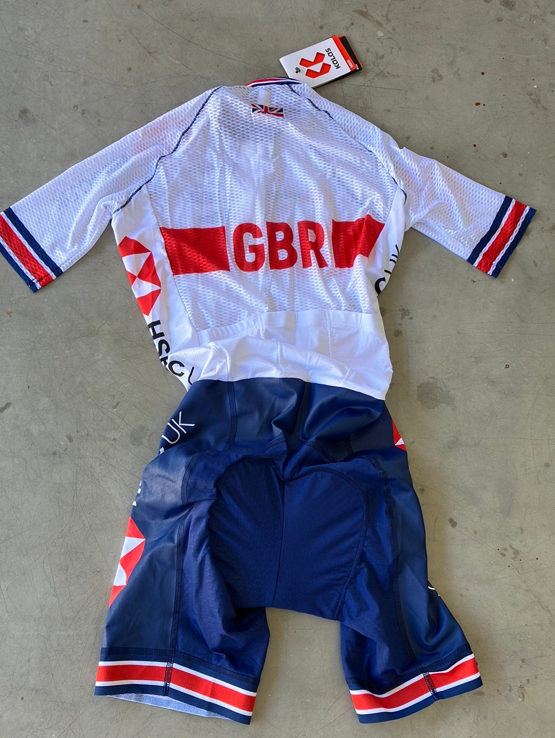 Short Sleeve Aero Summer Roadsuit  Skinsuit | Kalas | Team GB Great Britain - British Cycling GBR | Pro Cycling Kit