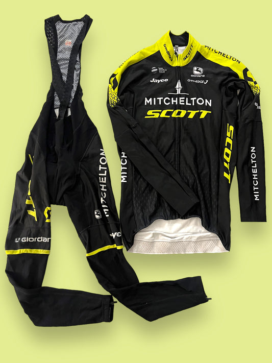 Cycling Kit Bundle - Winter Jersey & Thermal Bib Tights | Giordana | Mitchelton Scott Pro Team | Pro Cycling Kit