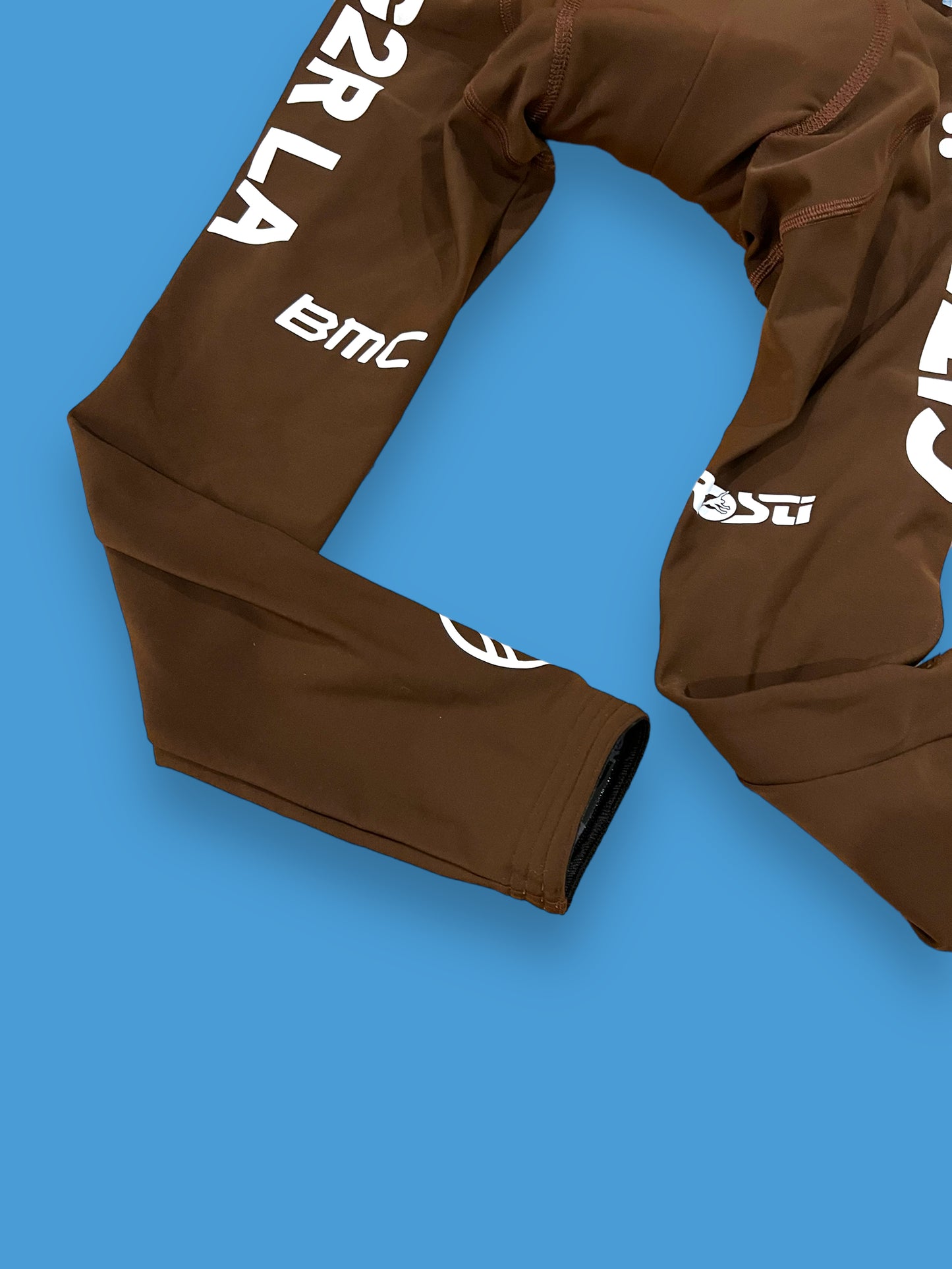 Winter Bib Tights Thermal Padded | Rosti | AG2R Citroen | Pro Cycling Kit