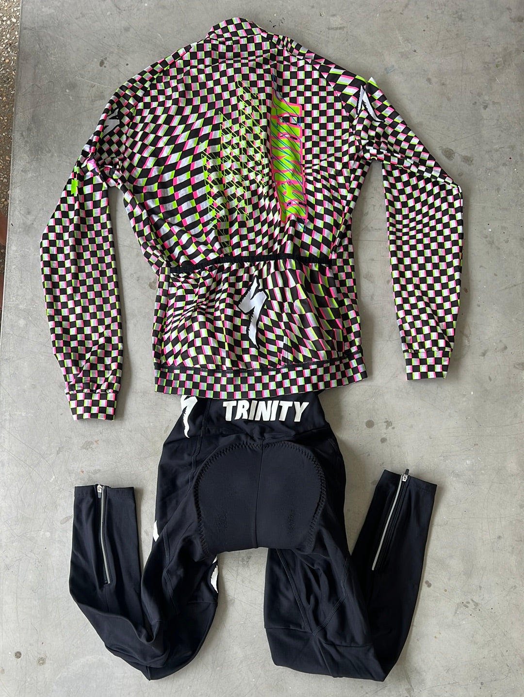 Cycling Kit Bundle - Long Sleeve Jersey & Padded Bib Tights | Specialized | Trinity Racing | Pro Cycling Kit