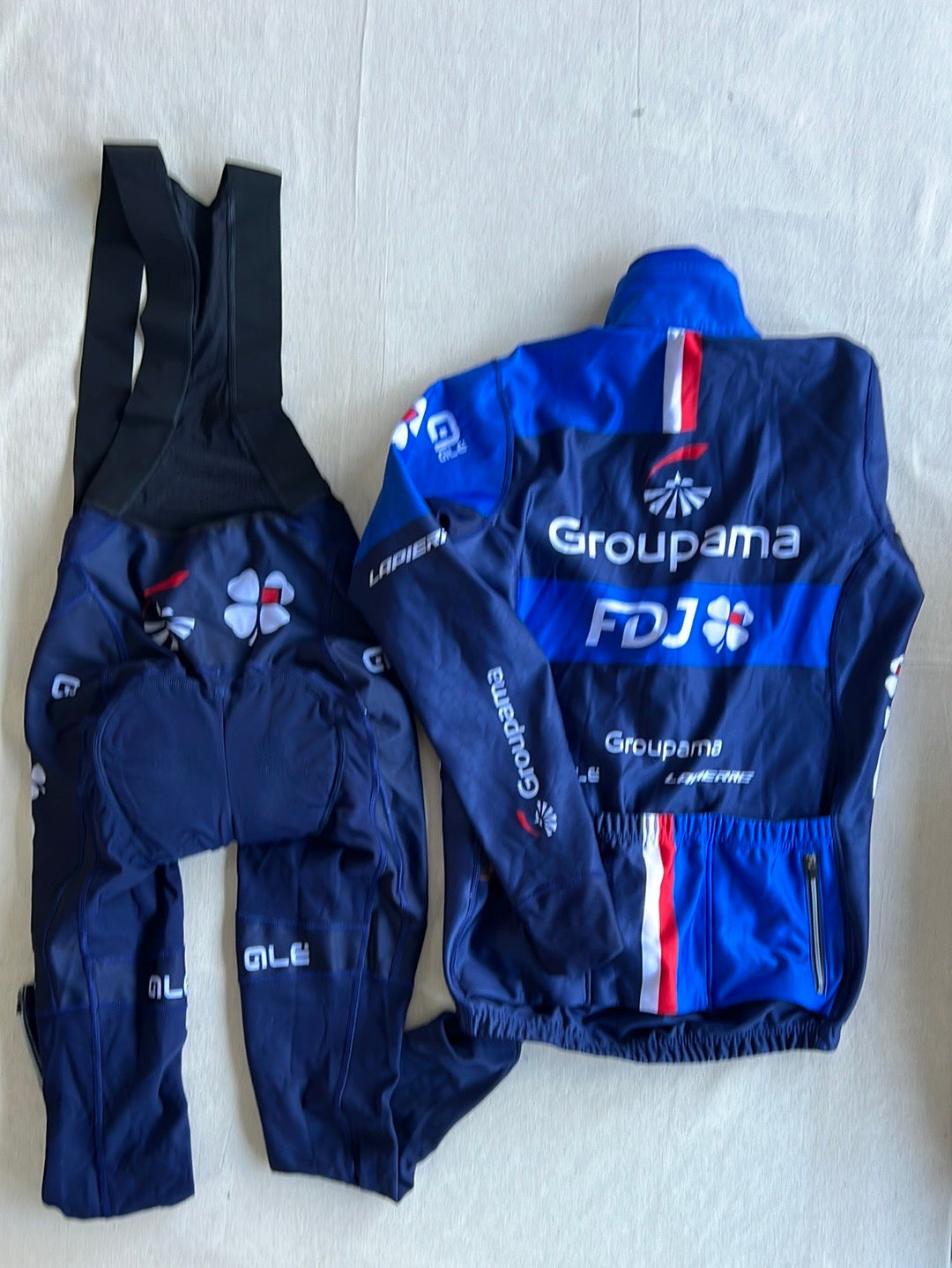 Winter Cycling Bundle - Deep Winter Jacket and Bib Tights | Ale | Groupama Française des Jeux | Pro Cycling Kit