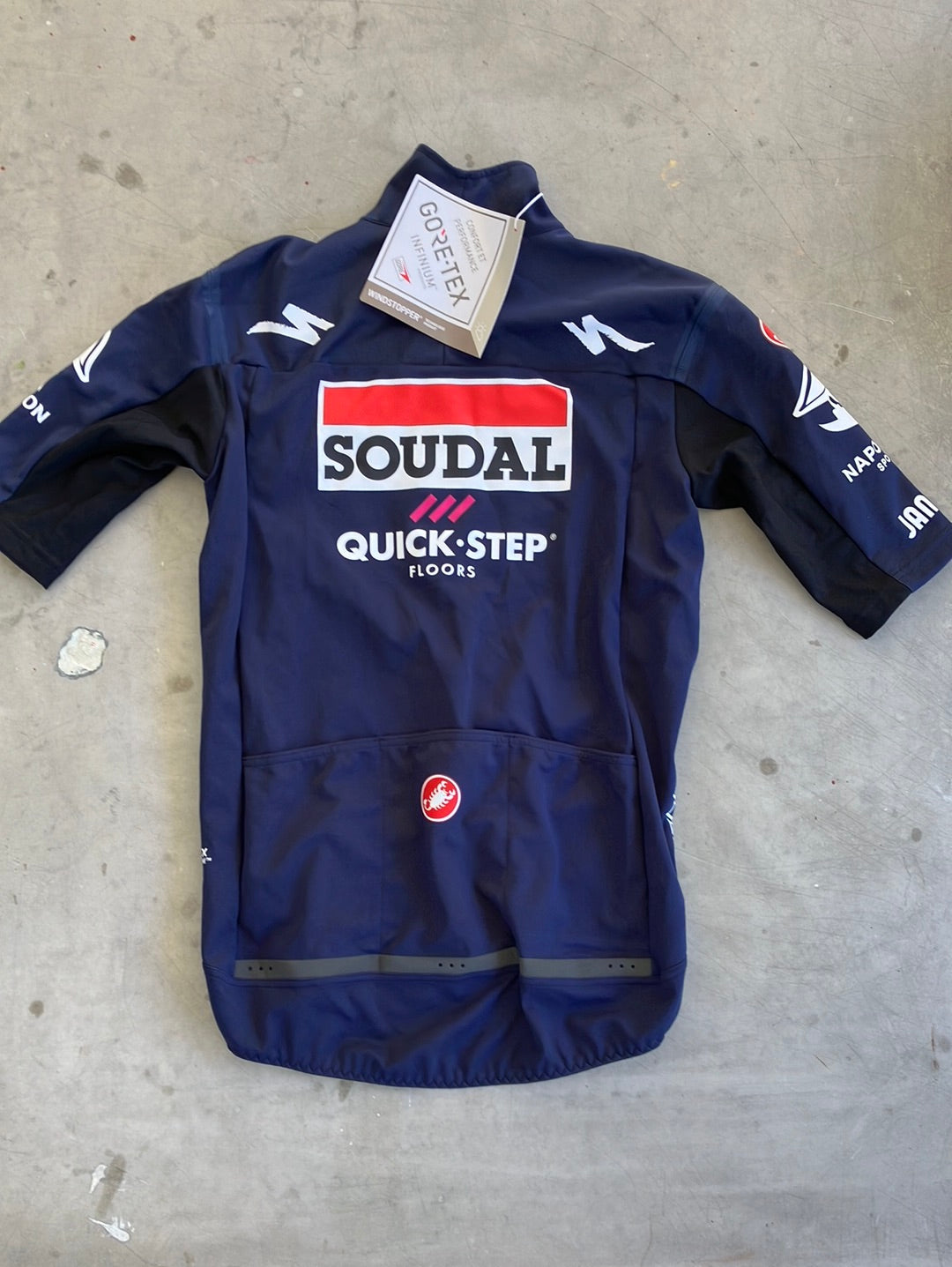 Short Sleeve Gabba Jacket / Jersey | Castelli | Soudal / Deceuninck Quick-Step | Pro-Issued Cycling Kit