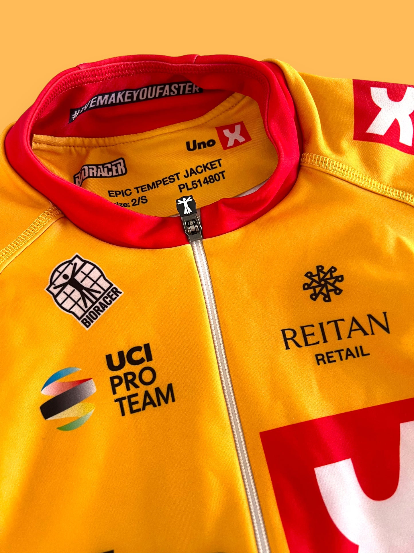 Winter Jersey Thermal Long Sleeve 'Tempest Jacket' | Bioracer | Uno-X Pro Team | Pro Cycling Kit